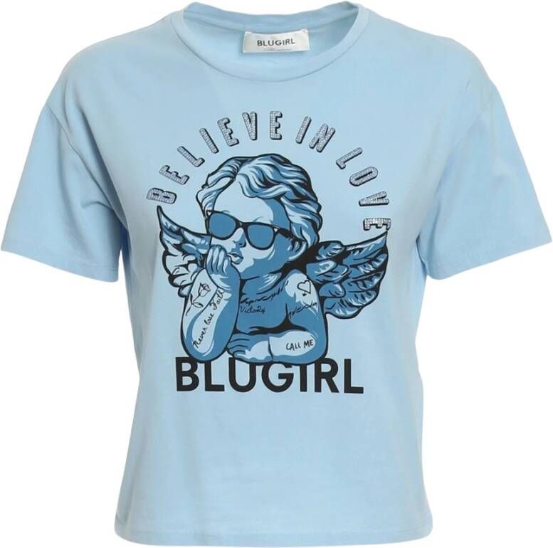 Blugirl T-Shirts Blauw Dames