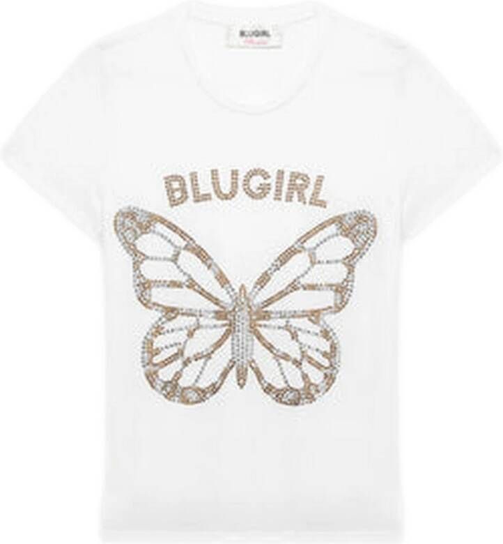 Blugirl T-Shirts Wit Dames