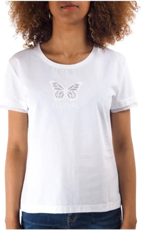 Blugirl T-Shirts Wit Dames