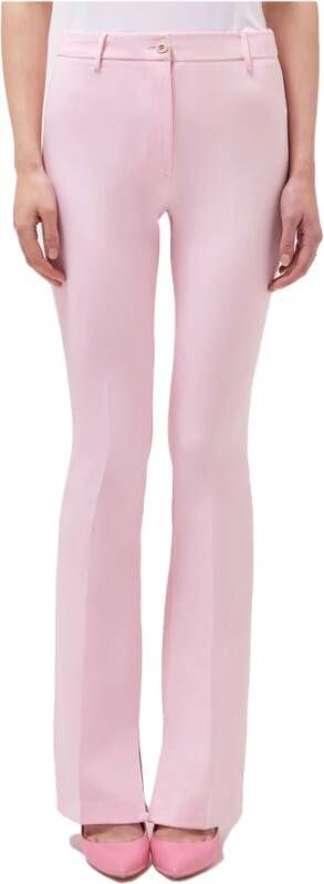Blugirl Cropped Trousers Pink Dames