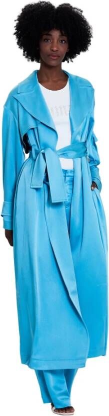 Blumarine Coats Blauw Dames