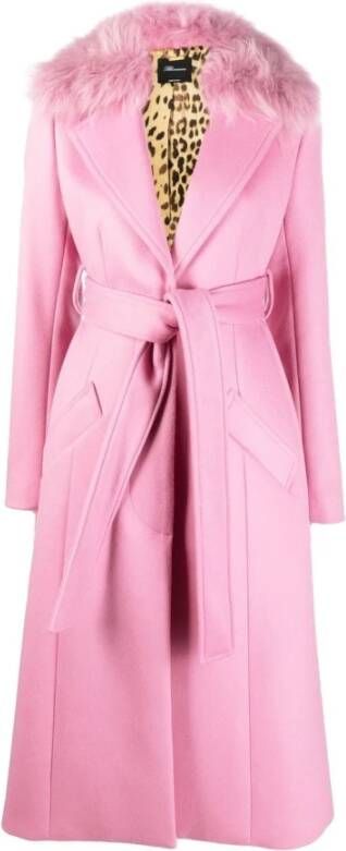 Blumarine Coats Pink Roze Dames