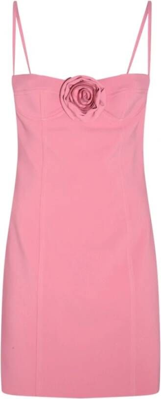 Blumarine Donker roze stretch polyester mini -jurk Roze Dames