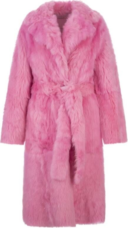 Blumarine Faux Fur & Shearling Jackets Roze Dames