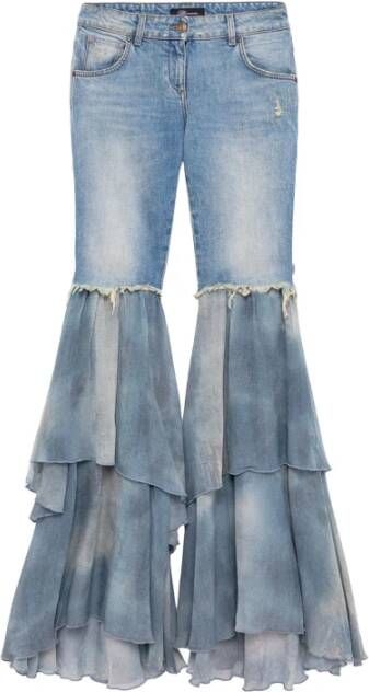 Blumarine Flared Jeans Blauw Dames
