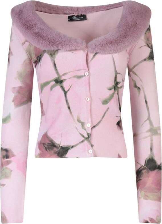 Blumarine Long Sleeve Tops Roze Dames