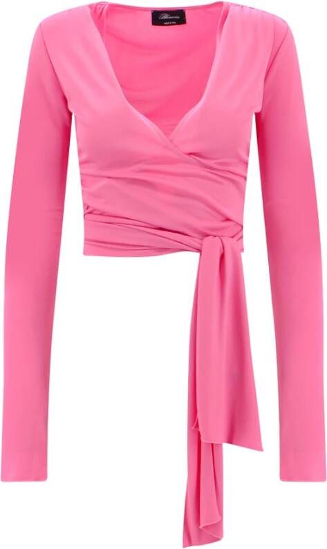 Blumarine Long Sleeve Tops Roze Dames