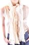 Blumarine Elegant Silk Cotton Scarf Beige Dames - Thumbnail 1