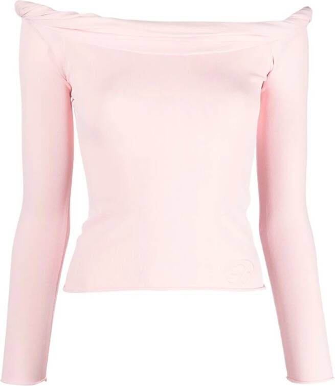 Blumarine Shiffer Sweater Roze Dames