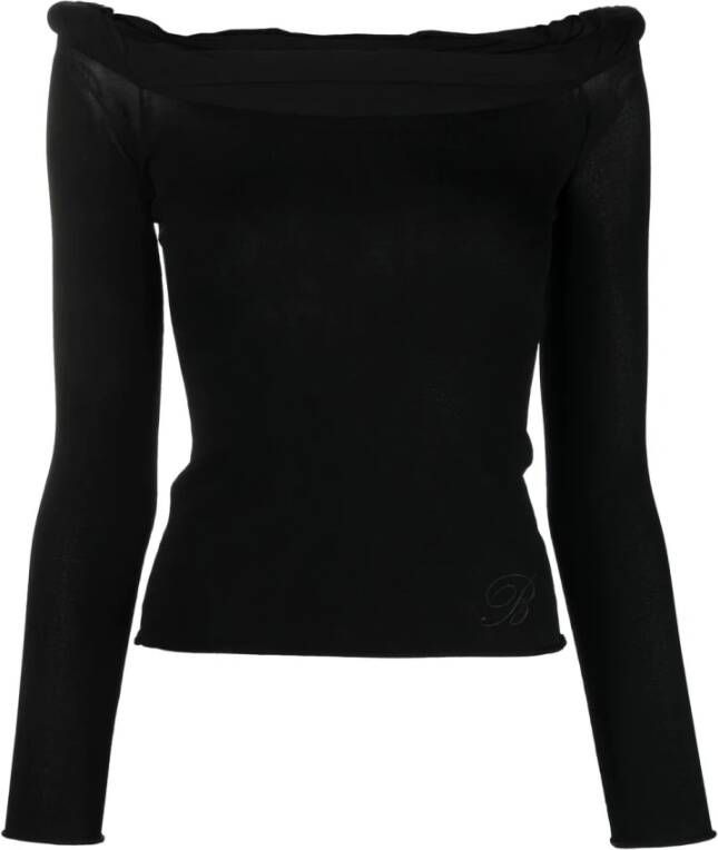 Blumarine Shiffer Sweater Zwart Dames