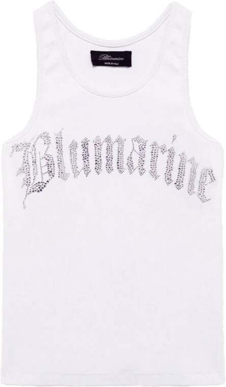 Blumarine Sleeveless Tops Wit Dames