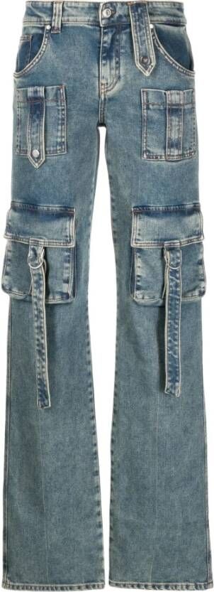 Blumarine Straight Jeans Blauw Dames