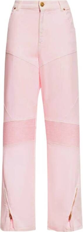 Blumarine Straight Trousers Roze Dames