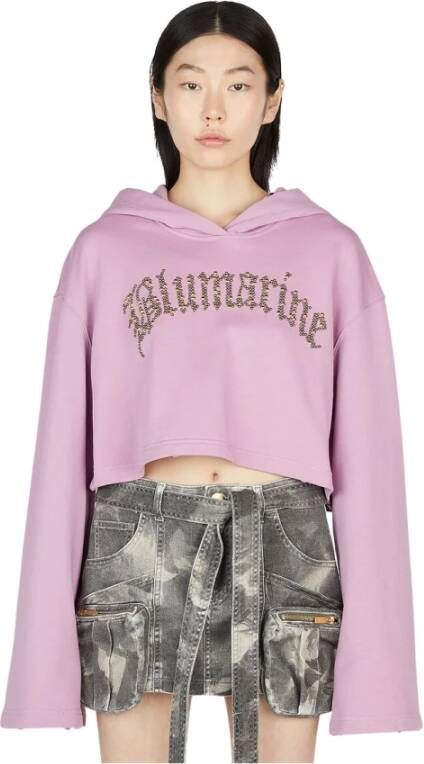 Blumarine Sweatshirts Hoodies Purple Dames