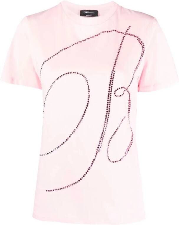 Blumarine T-shirt 2T012A Roze Dames
