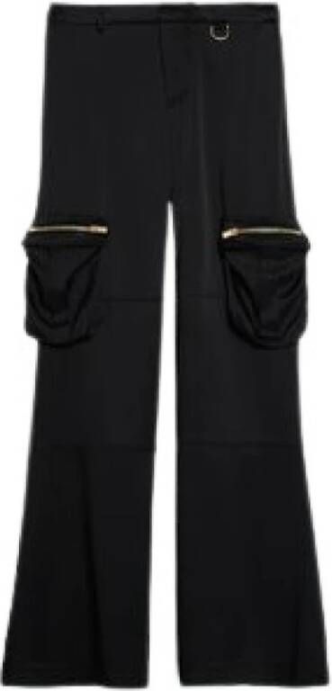 Blumarine Wide Trousers Zwart Dames