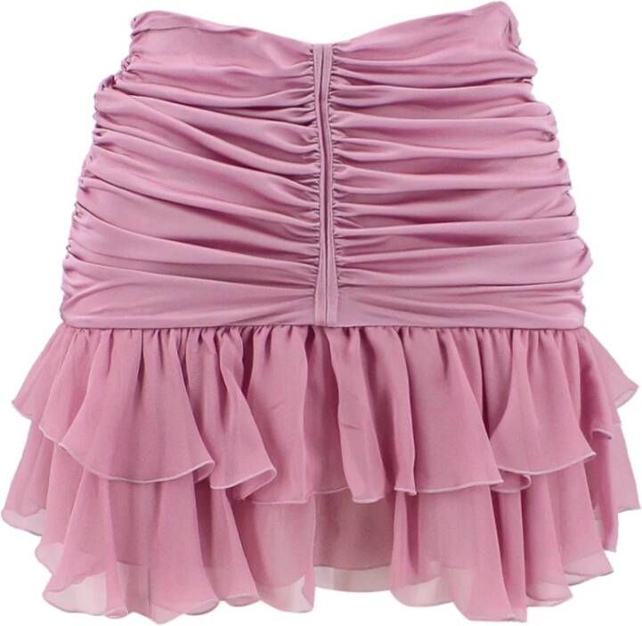 Blumarine Women Clothing Skirts Purple Ss23 Roze Dames