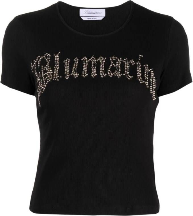 Blumarine Zwarte T-shirts en Polos met T-Shirt Jer.ric Borc Zwart Dames