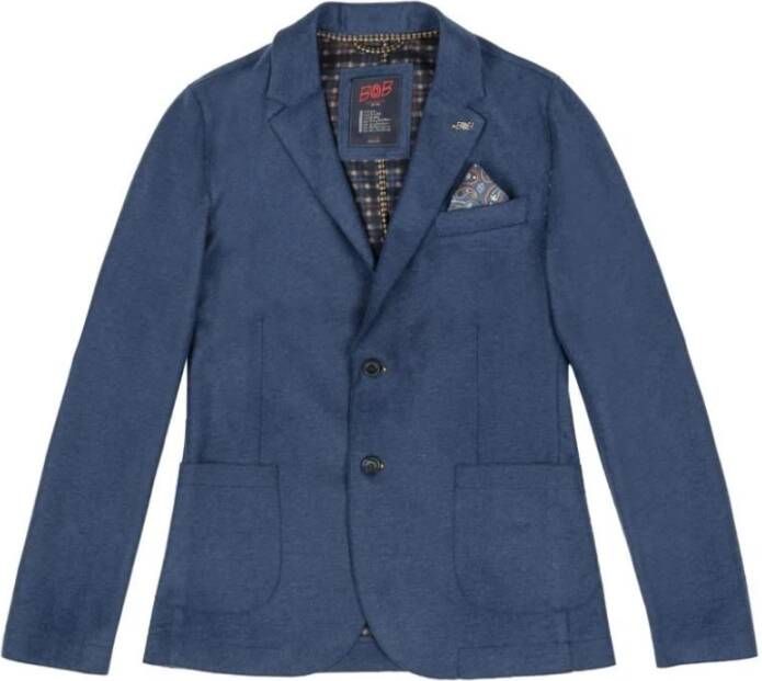 BOB Blazer Blauw Heren