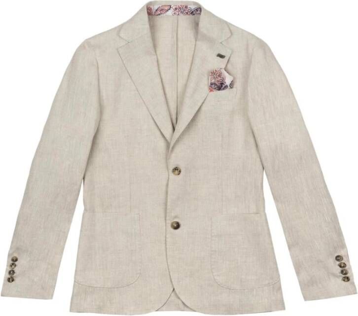 BOB Blazer Jas Beige Heren