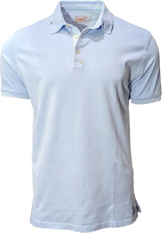 BOB Polo Shirts Blauw Heren