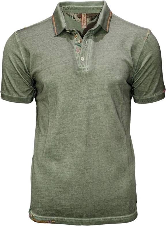 BOB Polo Shirts Groen Heren