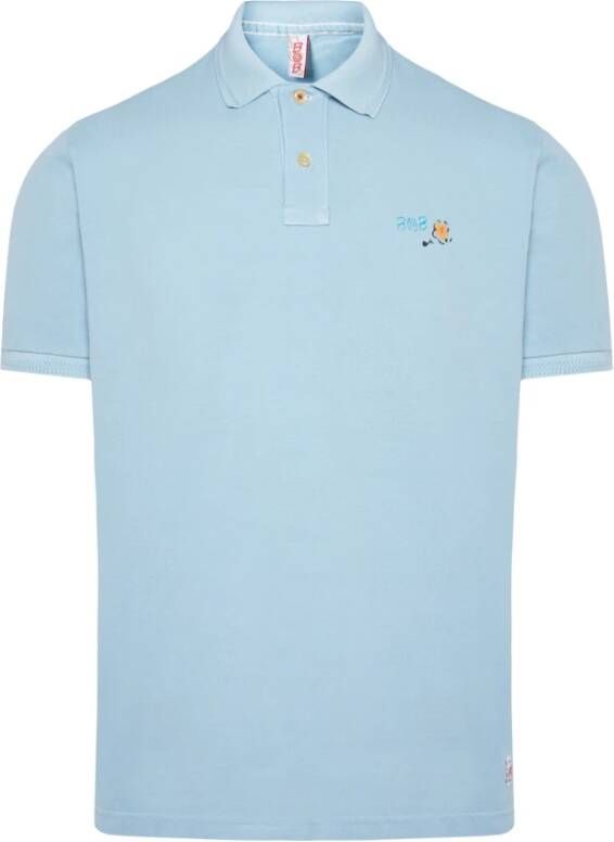 BOB Poloshirt Blauw Heren