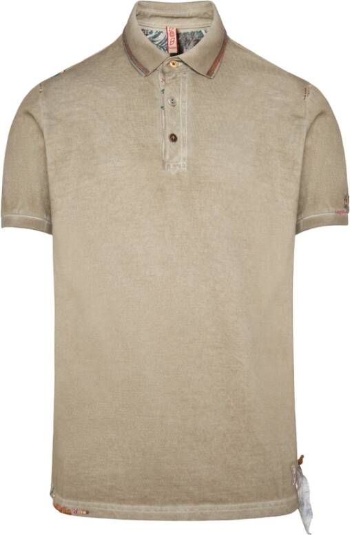 BOB Poloshirt Bruin Heren