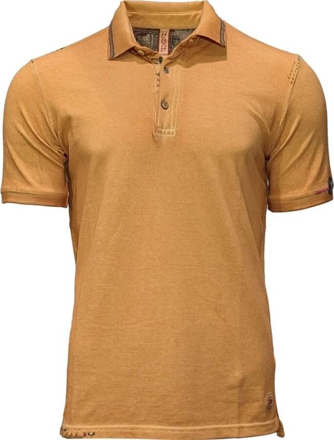 BOB Poloshirt Oranje Heren
