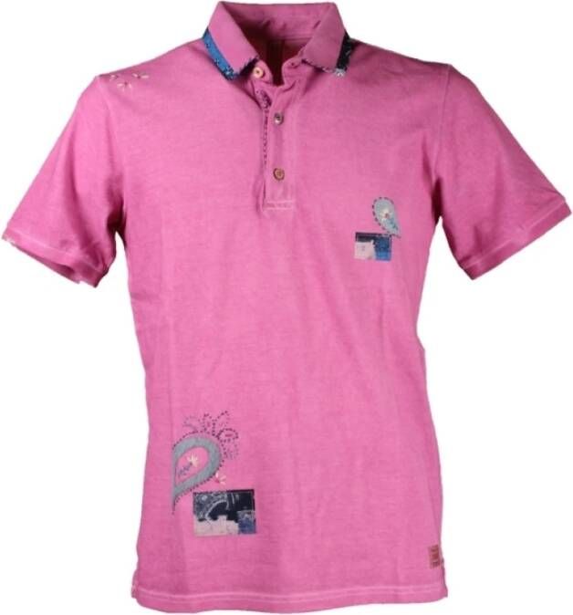 BOB Poloshirt Roze Heren