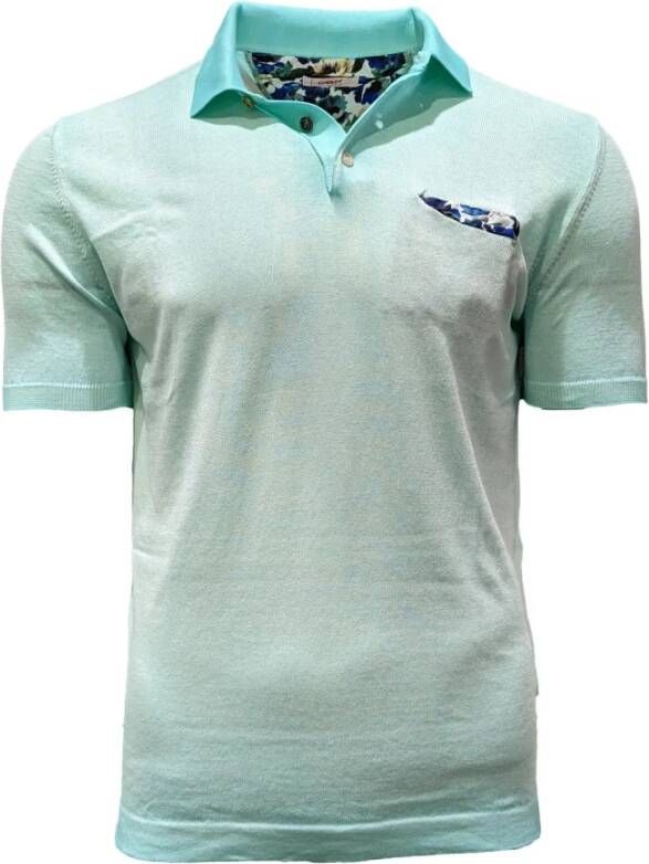 BOB Slow Laguna Heren Polo Accessoires Blauw Heren