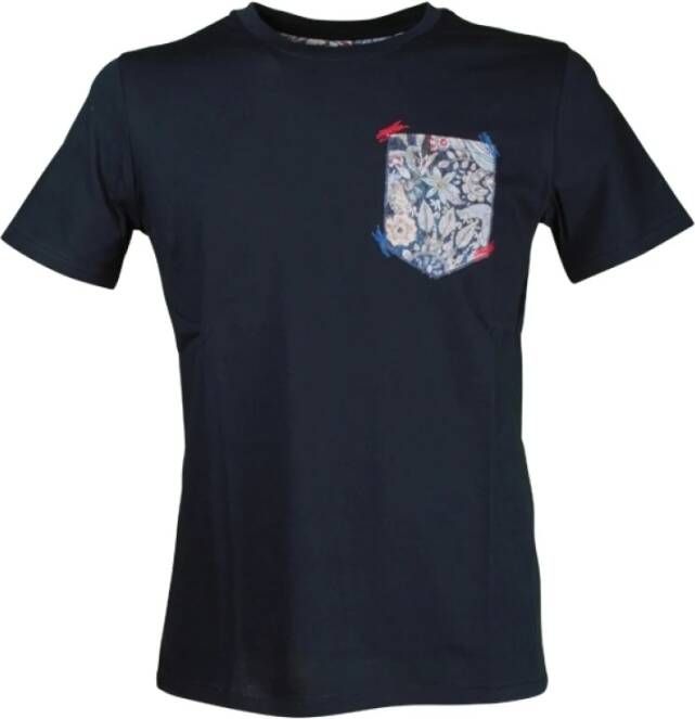 BOB T-shirts Blauw Heren