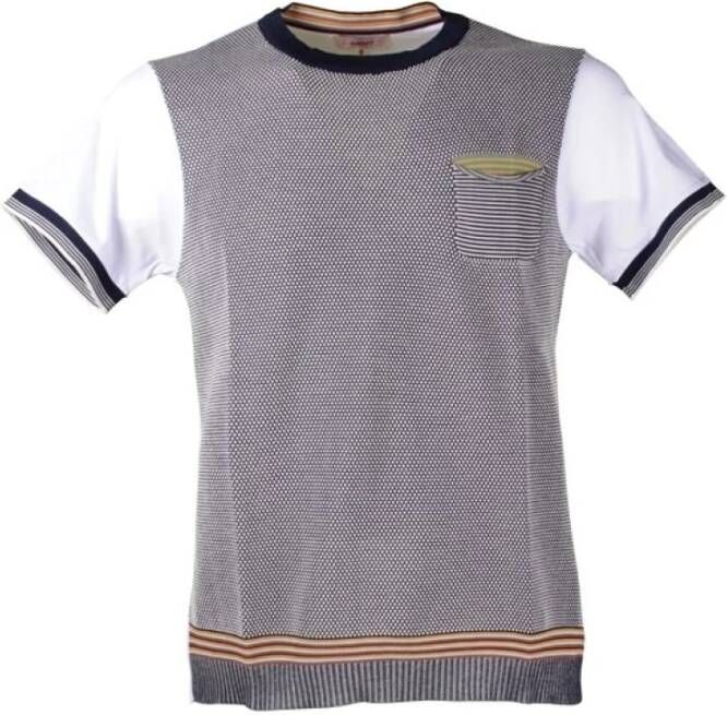 BOB T-Shirts Blauw Heren