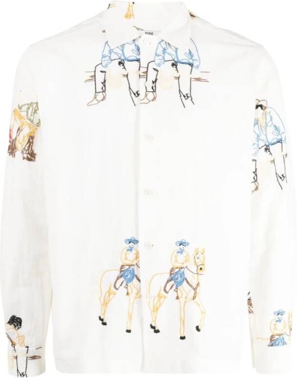 Bode Sweatshirts White Heren