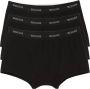 Boggi Milano Stretch Katoenen Jersey Boxershorts Black Heren - Thumbnail 1