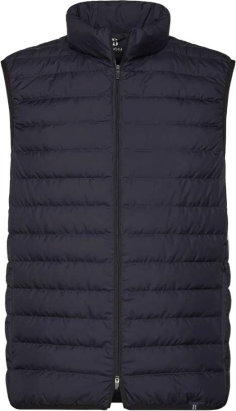 Boggi Milano B Sustainable Goose Down Recycled Fabric Waistcoat Blauw Heren