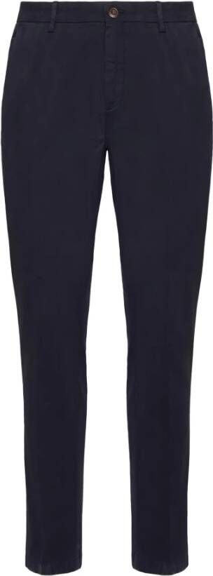 Boggi Milano B Sustainable Stretch katoenen broek Blauw Heren