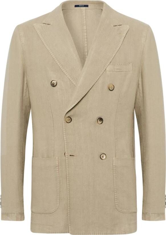 Boggi Milano Blazers Beige Heren