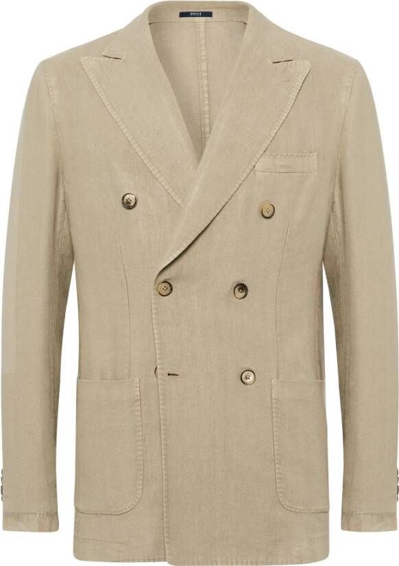 Boggi Milano Blazers Beige Heren