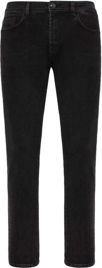 Boggi Milano Stretch Denim Jeans Black Heren
