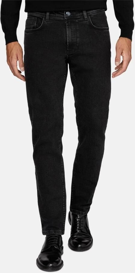 Boggi Milano Stretch Denim Jeans Black Heren - Foto 3