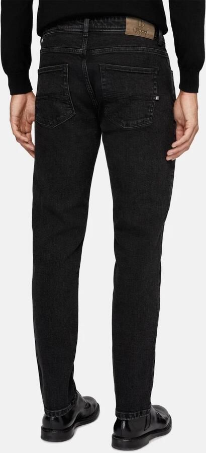 Boggi Milano Stretch Denim Jeans Black Heren - Foto 4