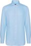 Boggi Milano Regelmatig fit linnen shirt Blauw Heren - Thumbnail 1