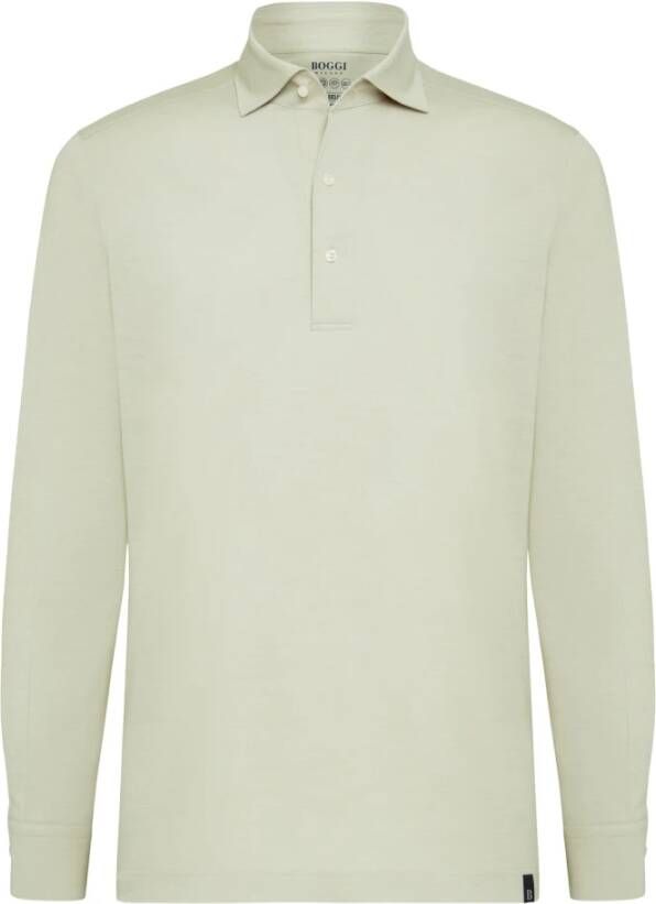 Boggi Milano Casual Shirts Groen Heren