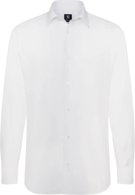 Boggi Milano Casual Shirts White Heren
