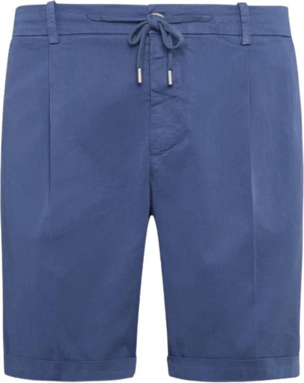 Boggi Milano Casual Shorts Blauw Heren