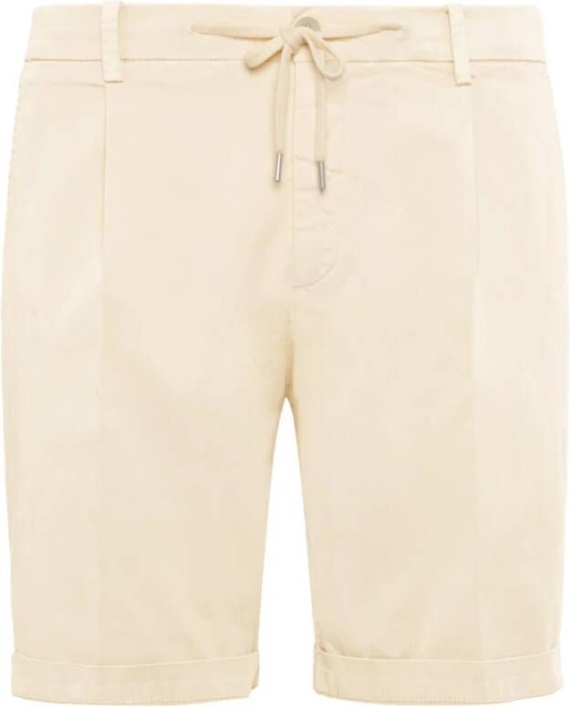 Boggi Milano Casual Shorts Geel Heren