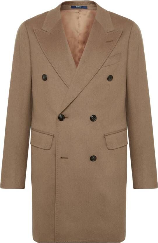 Boggi Milano Coats Bruin Heren