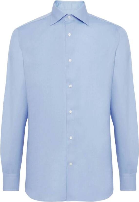 Boggi Milano Ultimate Non-Iron Hemd Blue Heren