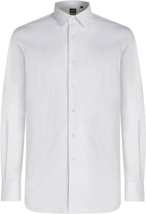 Boggi Milano Formal Shirts Wit Heren